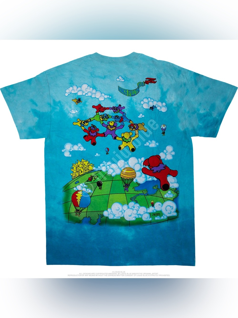 Grateful Dead Parachuting Bears Tie-Dye
T-Shirt - Picture 4 of 10